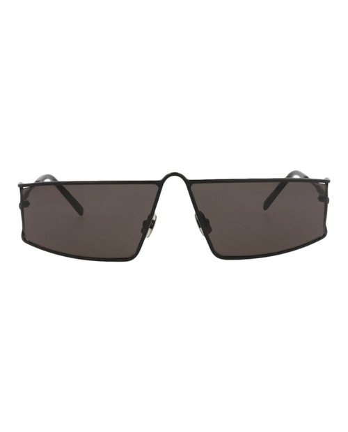 Saint Laurent SquareFrame Metal Sunglasses - Black Black Black (Sl606/30014540/001)