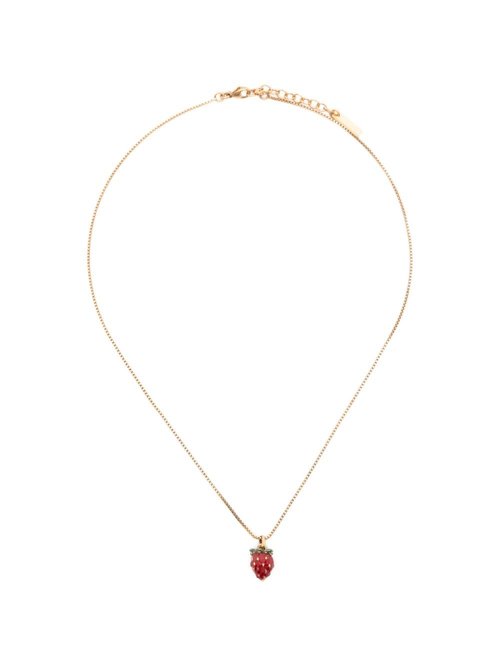 Saint Laurent Strawberry Pendant Necklace - 859898Y15219643