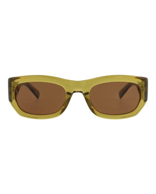 Saint Laurent Sunglasses RoundFrame Bio Injection - Green Green Bron (Sl713/30015796/004)