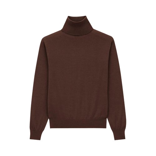 Saint Laurent Turtleneck Sweater In Cashmere, Wool And Silk - 840802YAPK22036