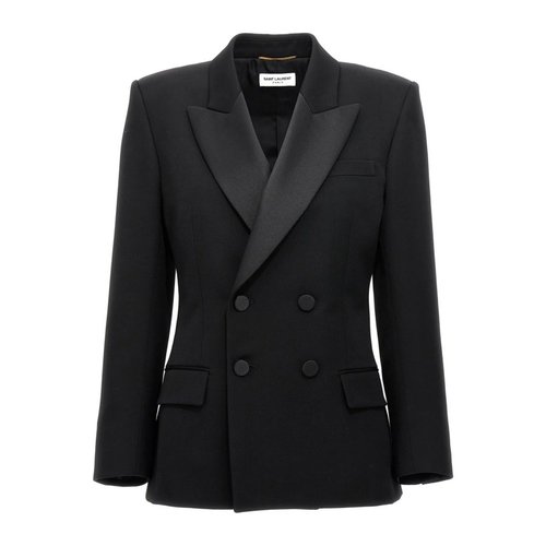 Saint Laurent Tuxedo Blazer - Black - 775635Y7E631000