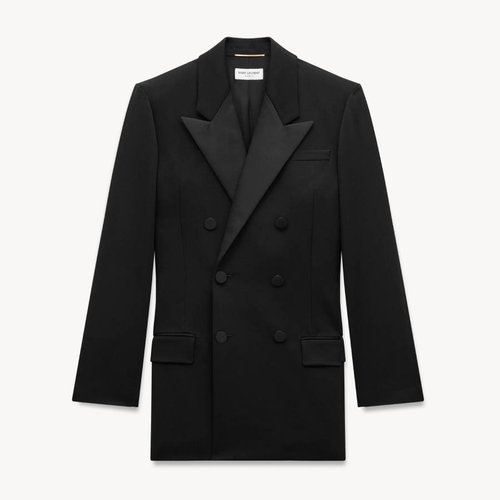 Saint Laurent Tuxedo Blazer - Black - 796879Y7E631000