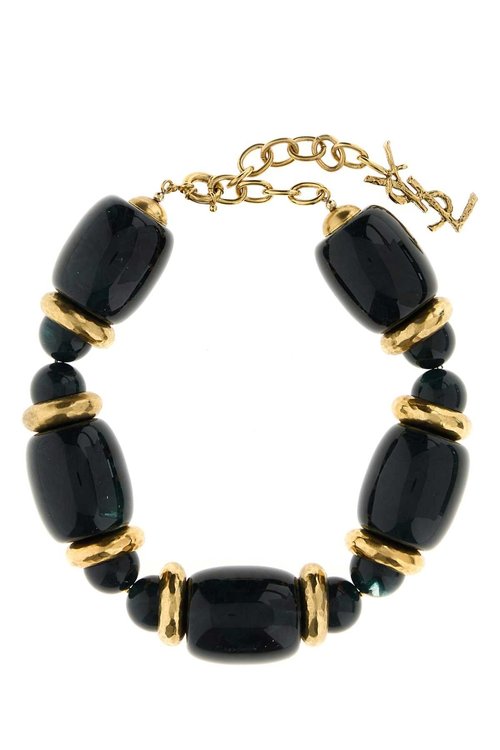 Saint Laurent Two-tone Resin And Metal Necklace - 830532Y15917981