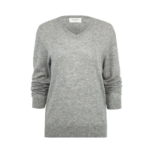 Saint Laurent V-Neck Long-Sleeve Jumper - 781571Y76LZ1403
