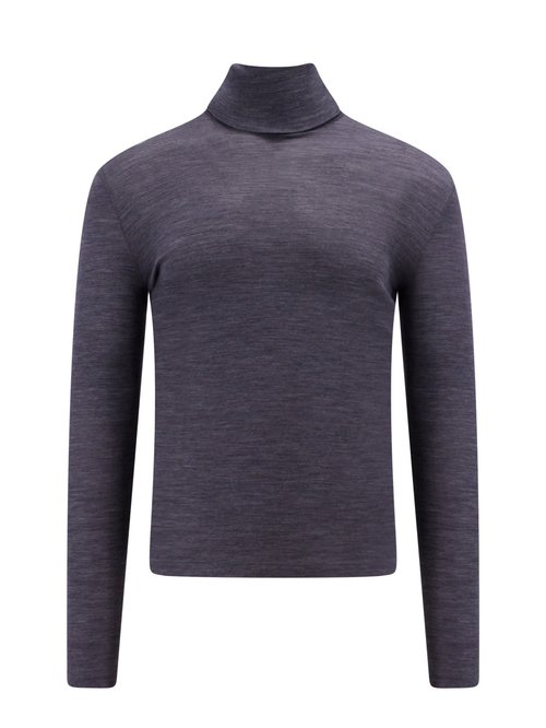 Saint Laurent Wool Cassandre Turtleneck - 752477Y37LS1206