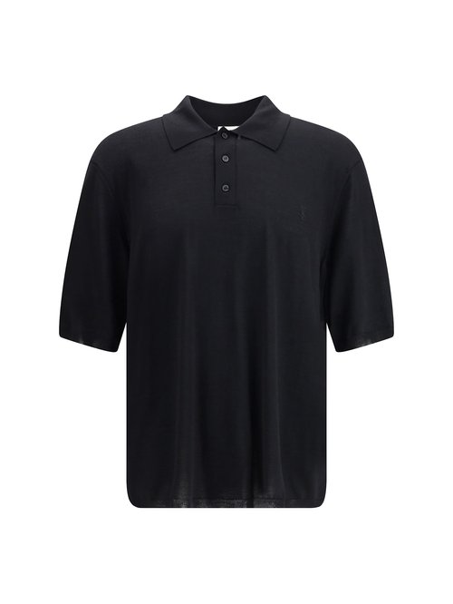 Saint Laurent Wool Polo Shirt - 841679Y75YW1000
