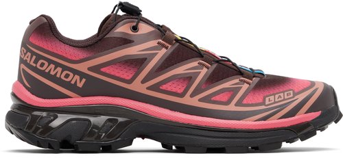Salomon Black & Pink XT-6 Skyline - Black Coffee/Frenc - L47876800