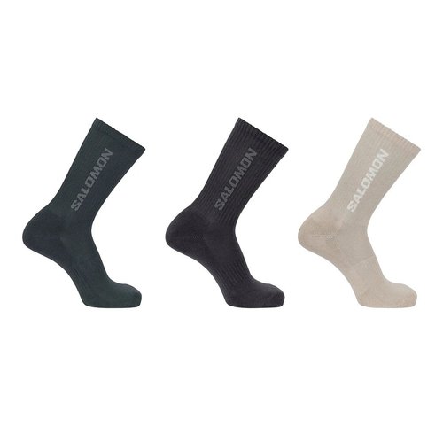 Salomon Everyday Crew 3-Pack Socks - Etherea/Nine Iron/North Atlantic - LC2726300