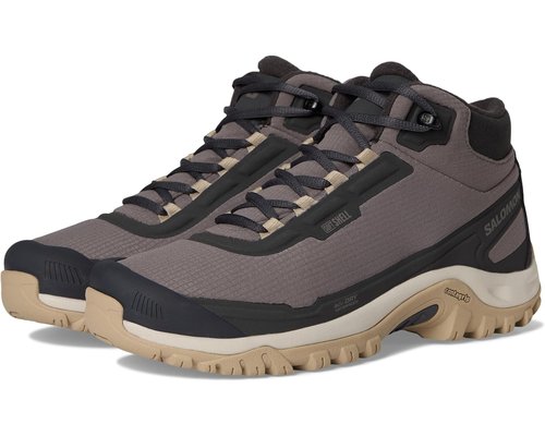 Salomon Shelter Hiking Boots - Plum Kitten/Phantom/Desert Tan - L47855200