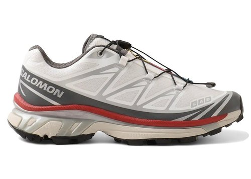 Salomon XT-6 atmos Exclusive Crane - White/Castlerock/Haute Red - L47864400