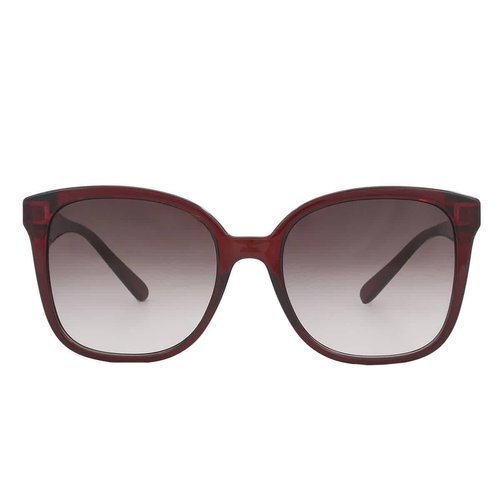 Salvatore Ferragamo Burgundy Gradient Square Ladies Sunglasses SF1072S 630 56 - Red - SF1072S 630 56 7.0000X5.0000X4.0000