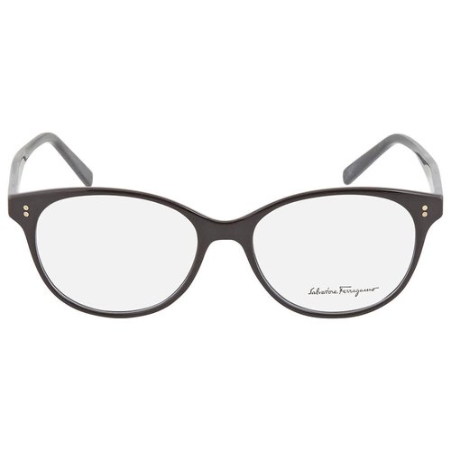 Salvatore Ferragamo Demo Round Ladies Eyeglasses SF2911 004 53 - Black/Grey - SF2911 004 53