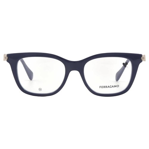 Salvatore Ferragamo Demo Square Ladies Eyeglasses SF2973 414 50 - Blue - SF2973 414 50