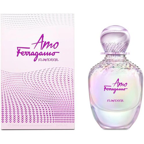 Salvatore Ferragamo Ladies Amo Ferragamo Flowerful EDT Spray 3.4 oz Tester Fragrances 8052086376502 - Pink/Purple - 8052086376502 OZ