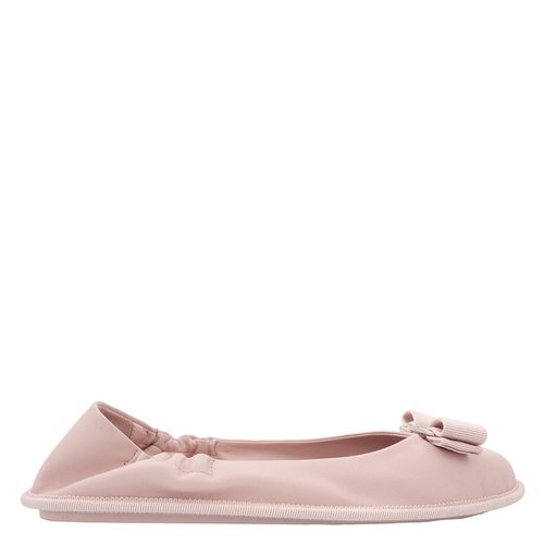 Salvatore Ferragamo Ladies Powder Rose Nomadic Stories Leather Ballet Flats - Pink - 01D973 756656 C