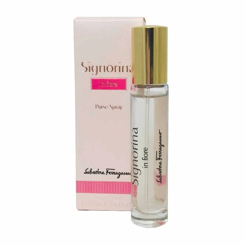 Salvatore Ferragamo Ladies Signorina In Fiore EDT 0.33 oz Fragrances 8052086376373 - Red/White - 8052086376373 OZ