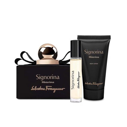 Salvatore Ferragamo Ladies Signorina Misteriosa Gift Set Fragrances 8052464893447 - Black/Orange - 8052464893447