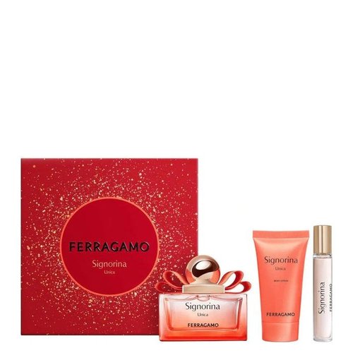 Salvatore Ferragamo Ladies Signorina Unica Gift Set Fragrances 8056860213786 - Black/Orange - 8056860213786