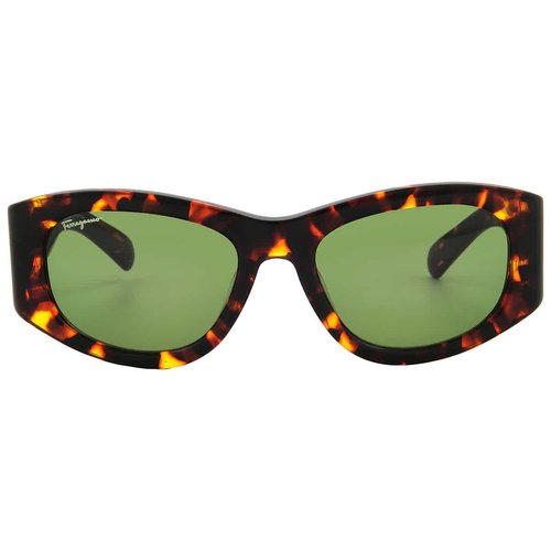 Salvatore Ferragamo Navigator Ladies Sunglasses SF1082S 219 53 - Green/Tortoise - SF1082S 219 53 7.0000X5.0000X4.0000