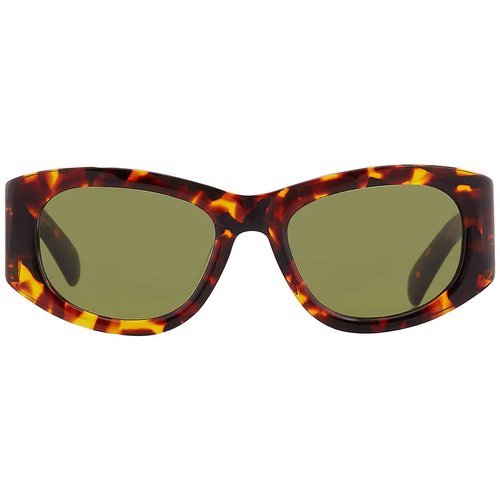 Salvatore Ferragamo Oval Ladies Sunglasses SF1082SN 219 53 - Green/Tortoise - SF1082SN 219 53 7.0000X5.0000X4.0000
