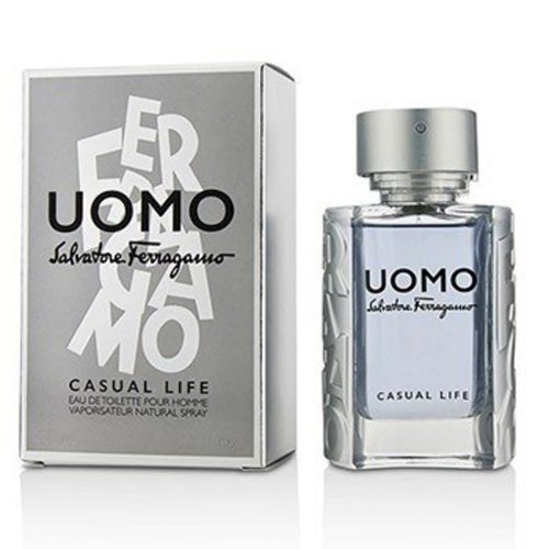 Salvatore Ferragamo Uomo Casual Life EDT 1.7 oz Fragrances 8052086372962 - Purple/White - 8052086372962 OZ
