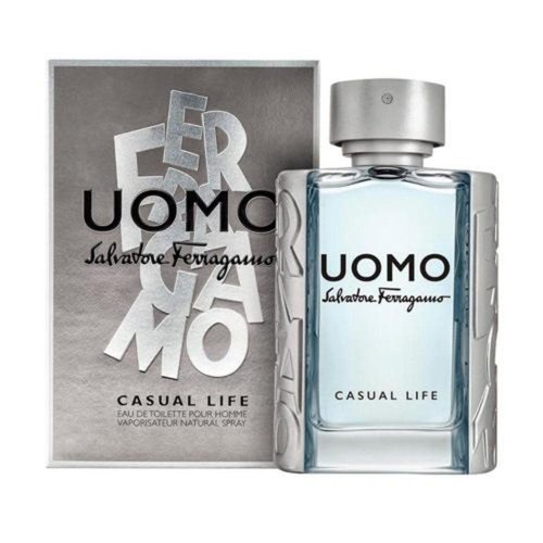 Salvatore Ferragamo Uomo Casual Life EDT Spray 1 oz Fragrances 8052086372955 - Purple/White - 8052086372955 OZ