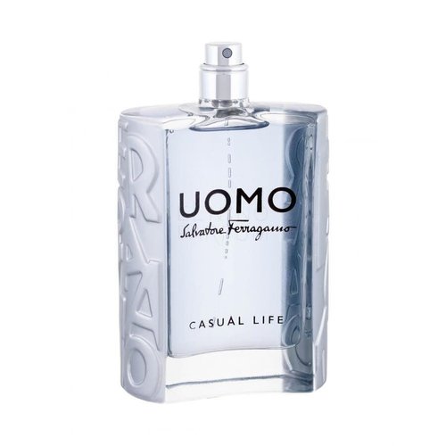 Salvatore Ferragamo Uomo Casual Life EDT Spray 3.4 oz Tester Fragrances 8052086372978 - Purple/White - 8052086372978 OZ
