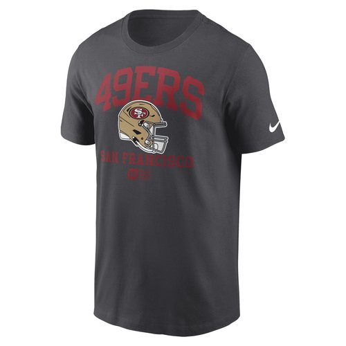 San Francisco 49ers Helmet Essential Nike NFL T-Shirt - Anthracite - N19906F73-5F1