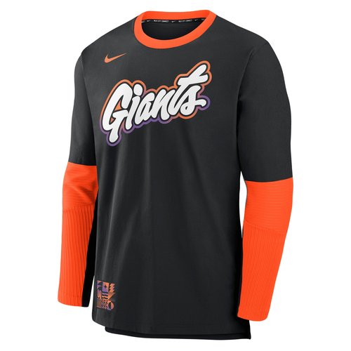 San Francisco Giants Authentic Collection City Connect Player Nike Dri-FIT MLB Pullover Jacket - Black - 015C0E4BGIA-2B4