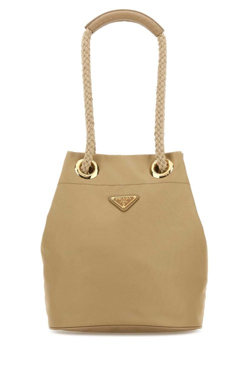 Sand Re-nylon Prada Mariner Bucket Bag - 1BE082_2HG8_F0040