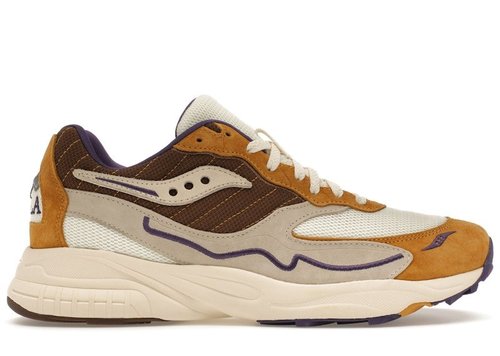 Saucony 3D Grid Hurricane Claima Claim a Seat NOLA - Purple/Tan - S70825-2