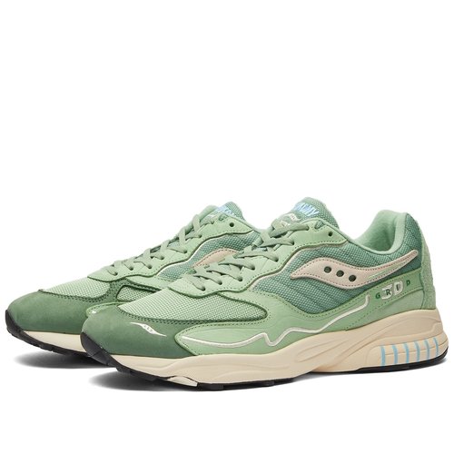Saucony 3D Grid Hurricane - Green/Cream - S70670-7