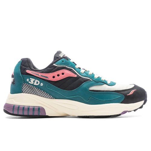 Saucony 3D Grid Hurricane Midnight Swimming - Green/Black - S70784-2