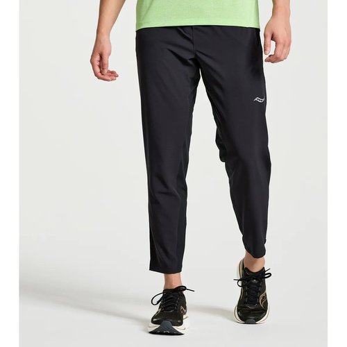 Saucony Boston Woven Pants Clothing - Pewter - SAM80-348