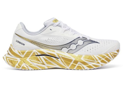 Saucony Endorphin Speed 4 | | Size 10 - White/Gold - S20940-25