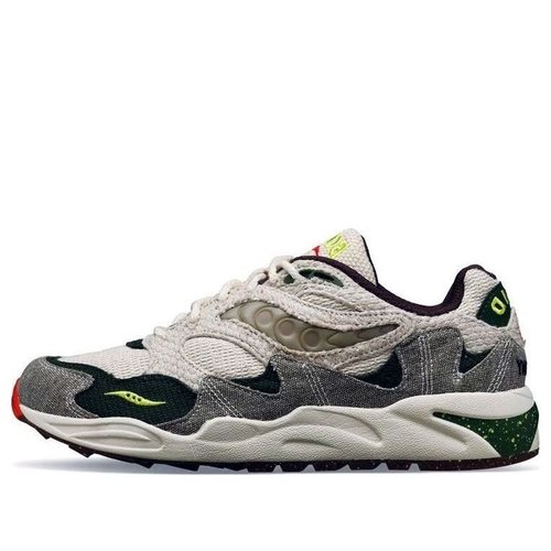 Saucony Grid Shadow 2 Bodega - Hemp/Acid Lime/Red Alert - S70830-1