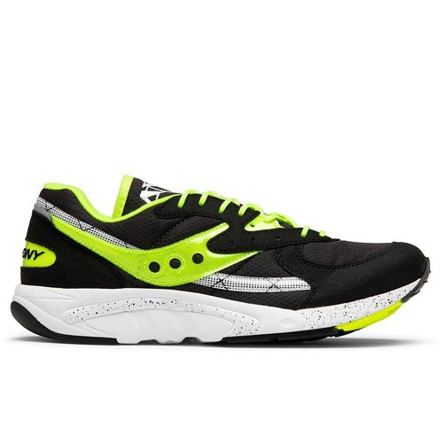 Saucony Originals Aya - Black/Lime Green - S70460-3