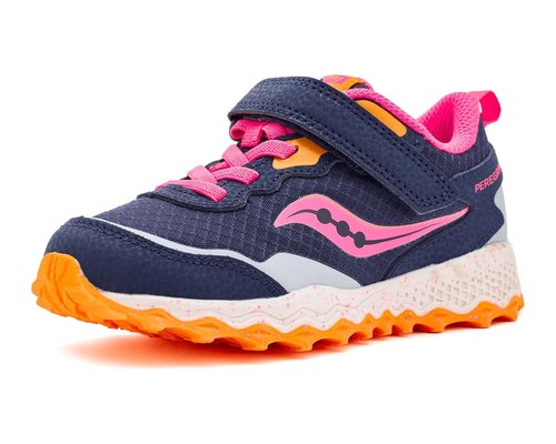 Saucony Peregrine Shield KDZ A/C Sneakers Little Kid/Big Kid - Navy/Pink - SY126-G04