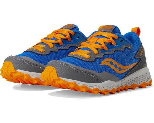 Saucony Peregrine Shield KDZ Sneakers Little Kid/Big Kid - Blue/Orange - SK267-936