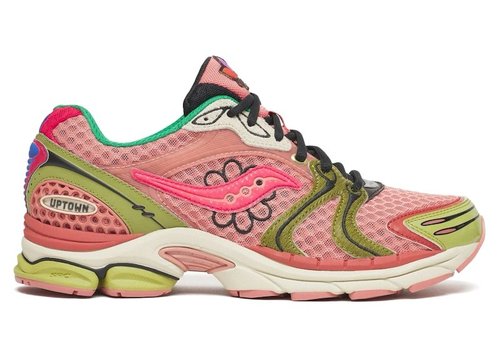 Saucony ProGrid Triumph 4 Jae Tips Virginia Creeper - Pink/Yellow - S70966-2