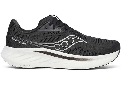 Saucony Ride 18 - Black/White - S21001-100