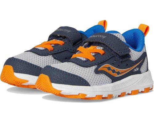 Saucony Ride Toddler/Little Kid - Navy/Grey/Peel - SL267-962
