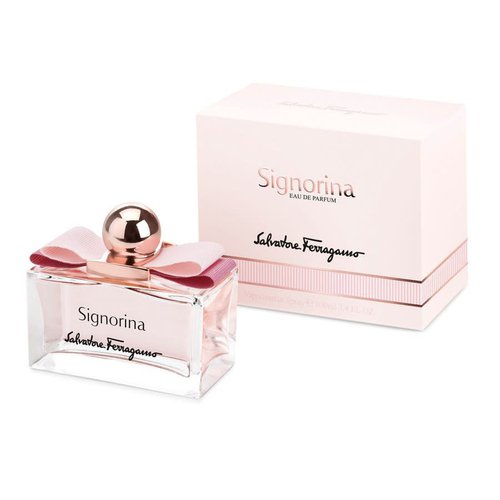 Signorina Salvatore Ferragamo EDP Spray 3.4 oz 100 ml - Green/Pink - 8032529118852 OZ