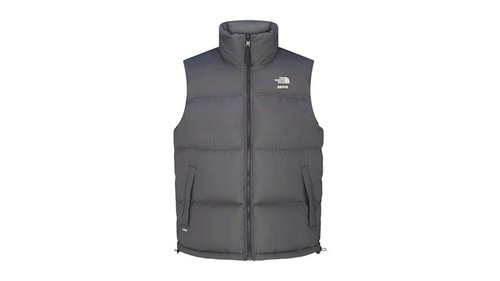 SKIMS x The North Face 1996 Nuptse Vest - Gunmetal