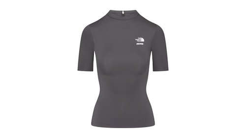 SKIMS x The North Face Refina Short Sleeve Top - Gunmetal