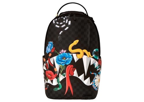 Sprayground Snake On A Bag Jardin D'Eden Backpack - Black/Red - 910B5818NSZ