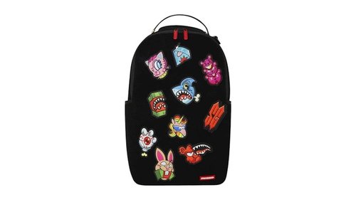 Sprayground Stuck On Ya Velcro Patch Backpack - Multicolor
