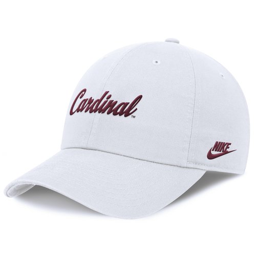 Stanford Cardinal Legacy Club Nike Dri-FIT College Adjustable Hat - White - CLF24HWNC015EL-STA