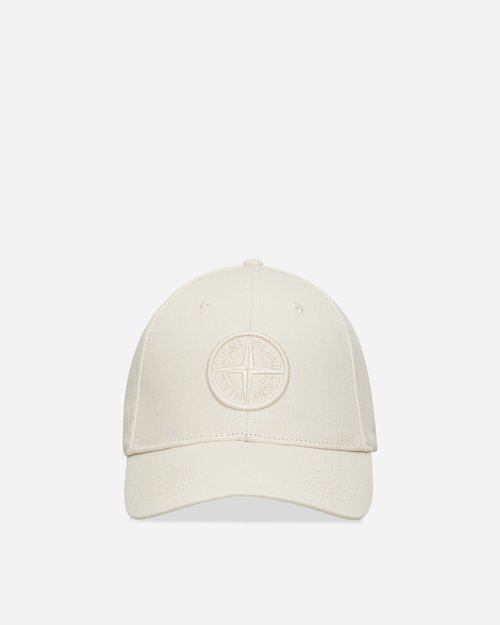 Stone Island Ivory Cotton Baseball Cap - L1S159100013S0248V0093