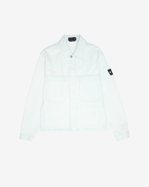 Stone Island Biker Jacket - Blue Extra Bleach - S144100006S00J9